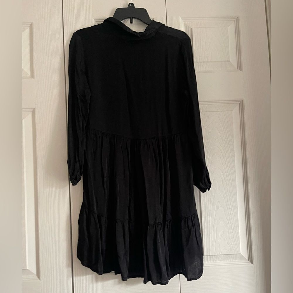 Zara woman collection black flow dress - Picture 3 of 6